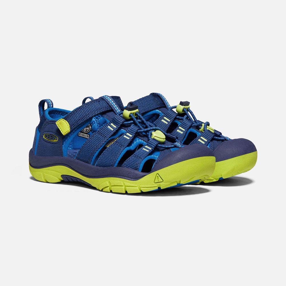 Sandales Keen Enfant Bleu/Vert | Newport H2 | VTPLE-8371